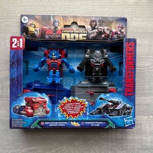 Hasbro Transformers Blue and Black Action Figures Set
